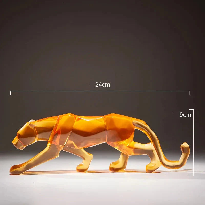 Colorful Leopard Sculptures