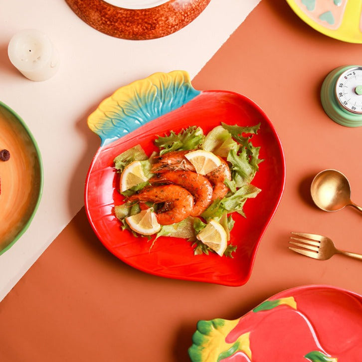 Fruit Shaped Ceramic Plates