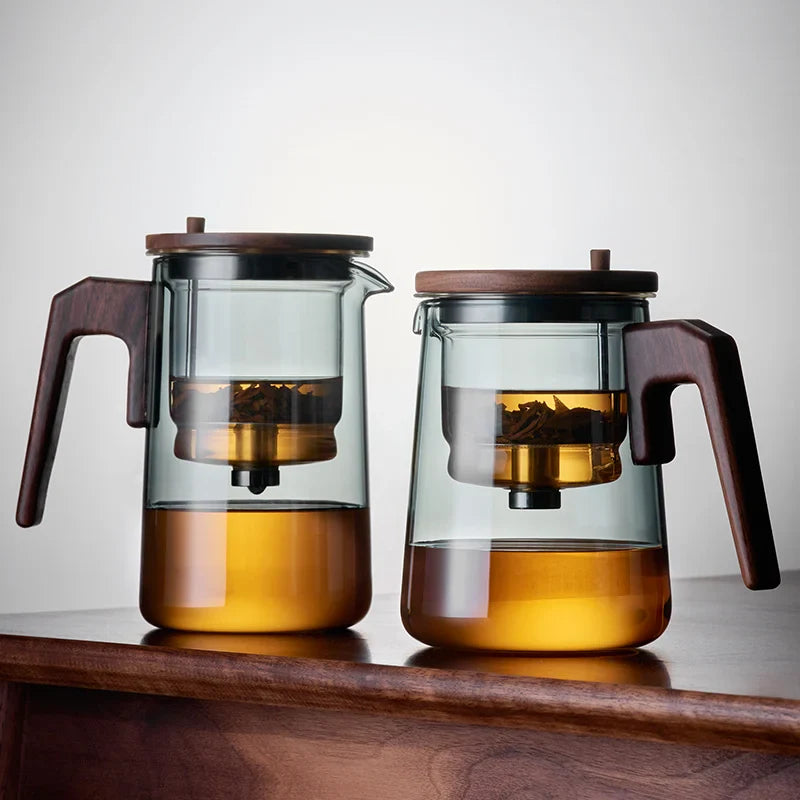 Magical One-Key Brewing Teapot