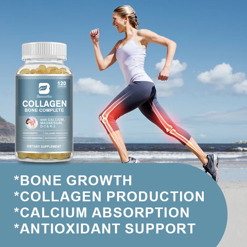 Collagen Bone Capsules with Plant Calcium & Magnesium