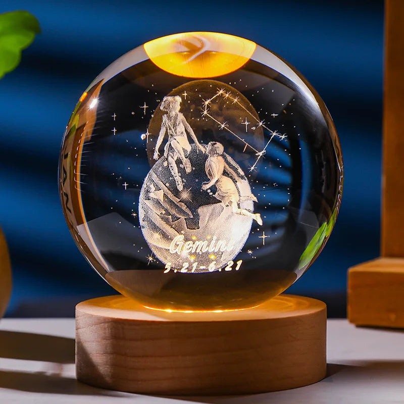 Constellation Crystal Ball Night Light