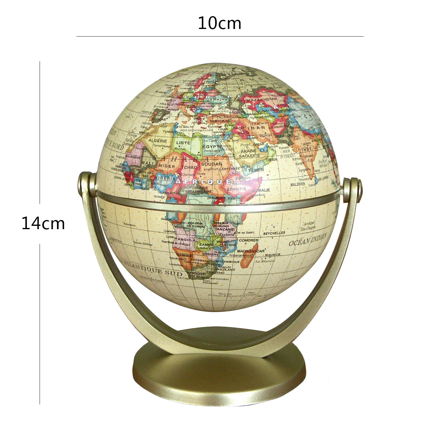 Retro & Modern Decorative World Globe for Home & Study
