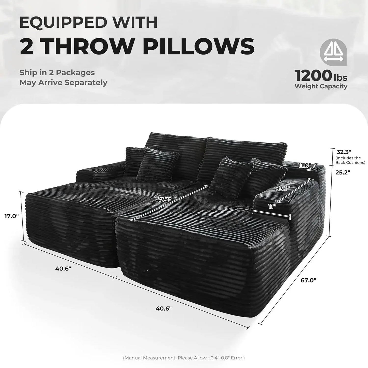 80" CloudNest Luxe Lounger