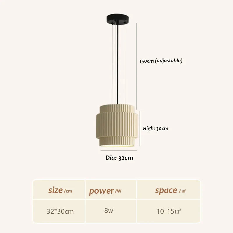 Cream Color Ceiling Light