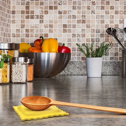 Pasta-Shaped Silicone Spoon Rest & Trivet Mat