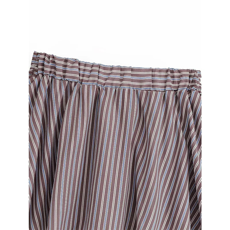 LineaBelle Striped Skort Shorts