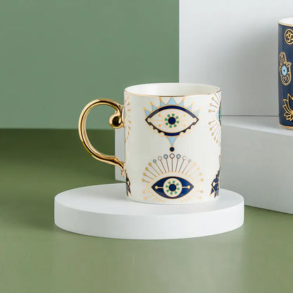 Devil's Eye Ceramic Coffee Mug