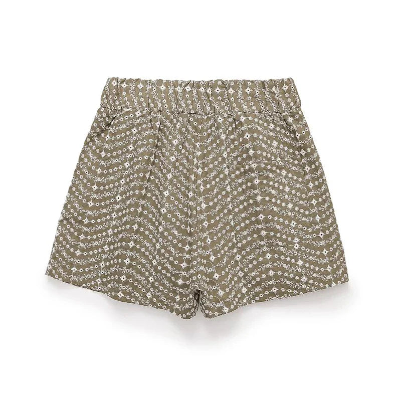 BloomEase Elastic Waist Shorts