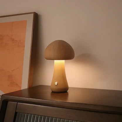 Cute Mushroom Bedside Lamp