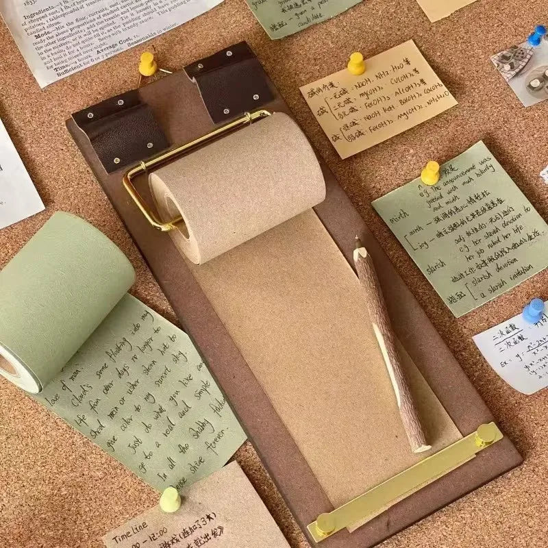 Hangable Retro Wooden Note Board Home decor Kitchen note board vintage