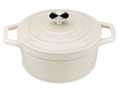 4L Cast Iron Soup Pot With Lid