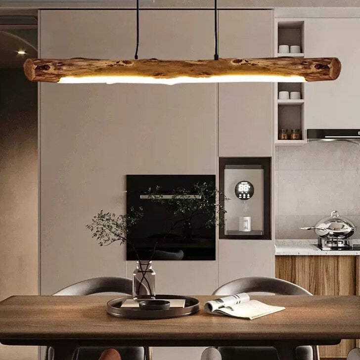 Black Walnut Pendant Light