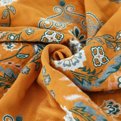 Saffron Throw Blanket