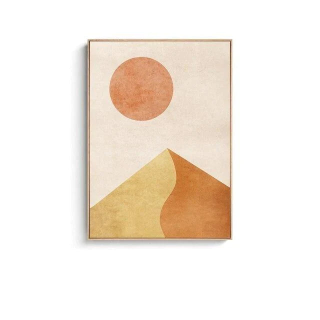 Sahara Sun and Moon Canvas Wall Art