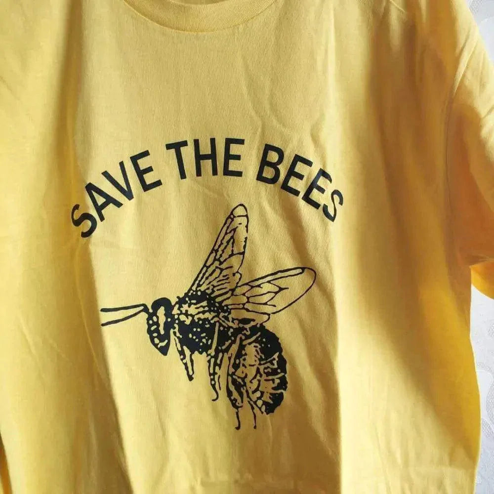 Save The Bees Shirt Crewneck T Shirt Graphic Tee