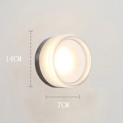 Modern Round 3-Color LED Wall Sconce