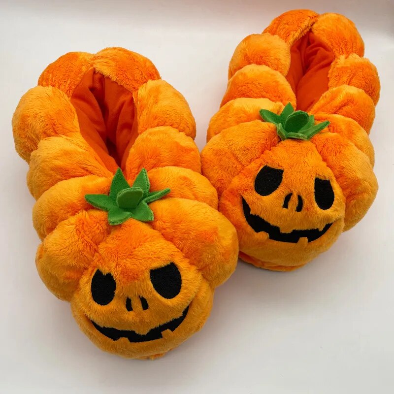 Halloween Pumpkin Slippers