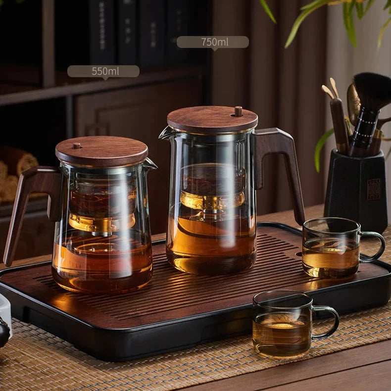 Magical One-Key Brewing Teapot