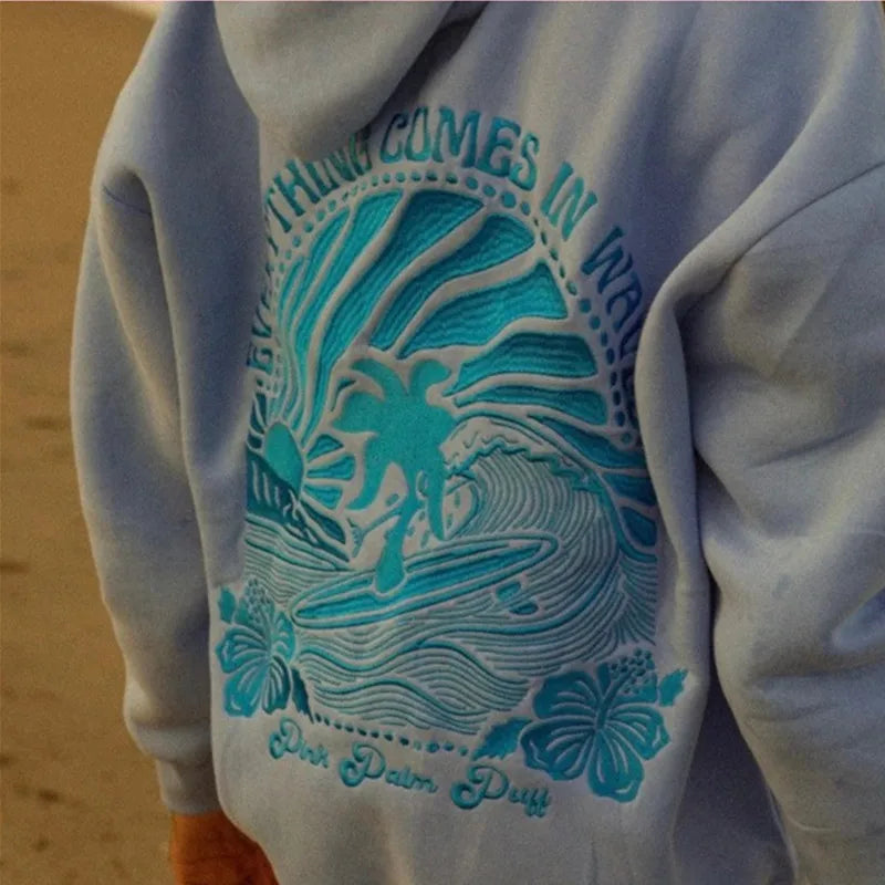 Everything Comes In Waves Hoodie