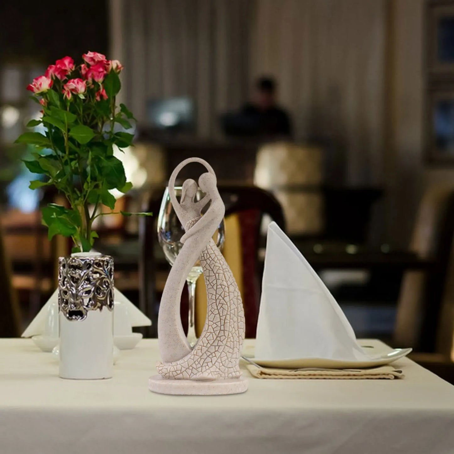 Romantic Couple Sculpture