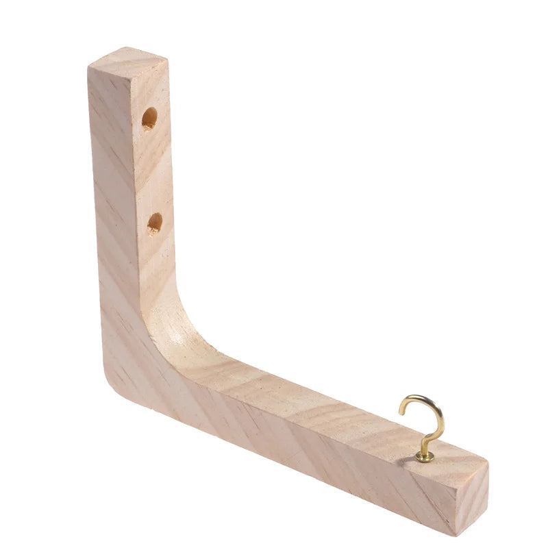 Natural Wood Hanging Bracket