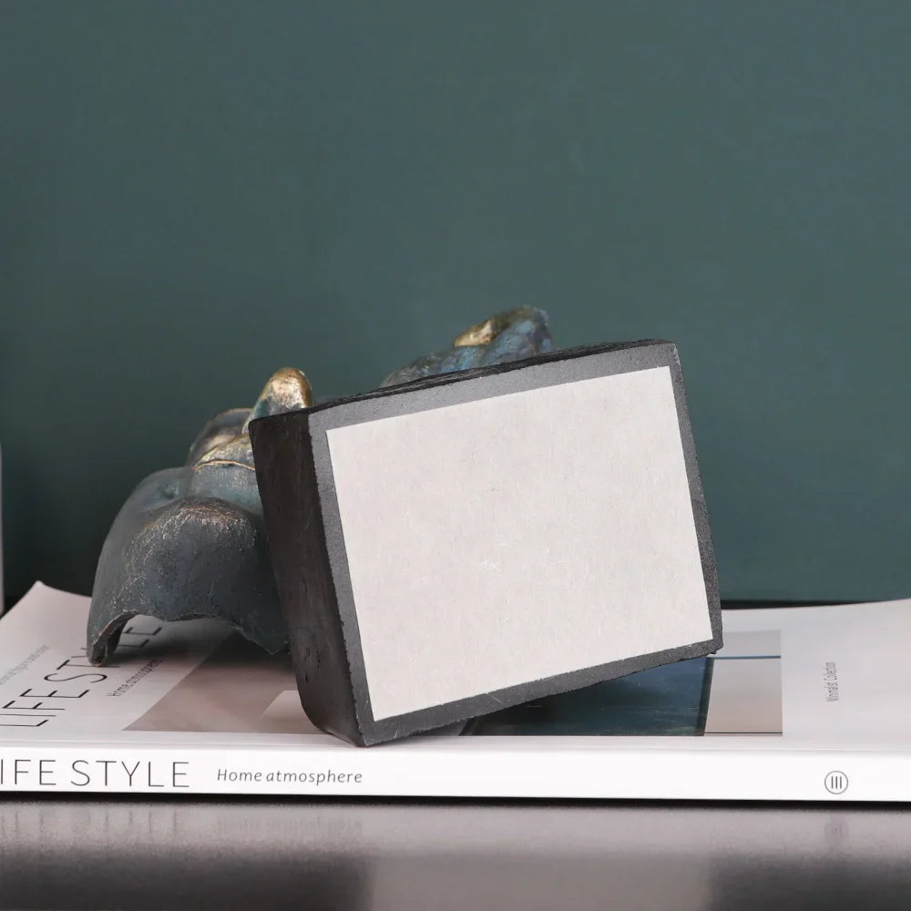 Vintage Gesichtsskulptur aus Kunstharz