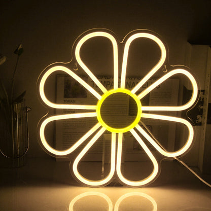 Cute Daisy Neon Light