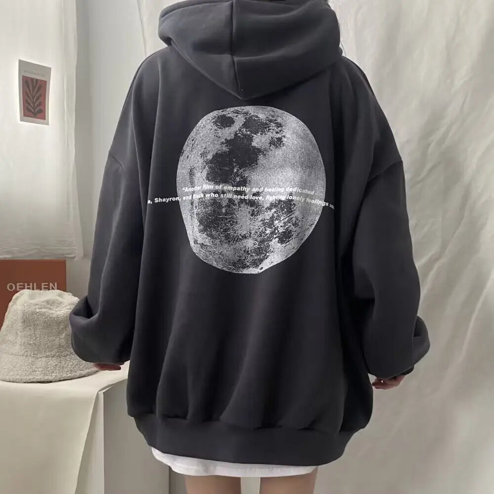 Let's Talk About The Moon Oversized Sweatshirt