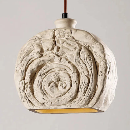 Industrial Round Shell Shape Pendant Light