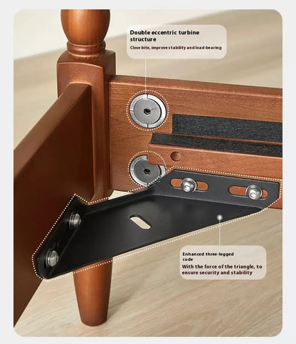 CrownRest™ Solid Wood Bed