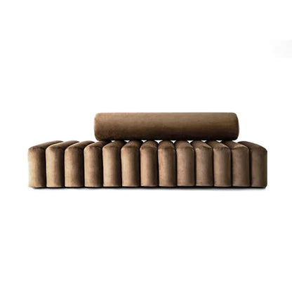 Ora Minimalist Design Velvet Sofa Bench