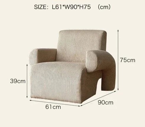 Meuble De Corduroy Chair