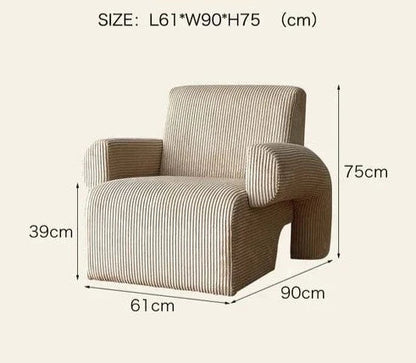 Meuble De Corduroy Chair