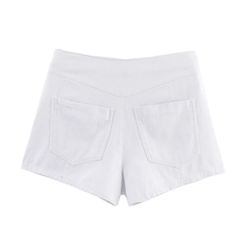 CrispAura Summer Cotton Shorts