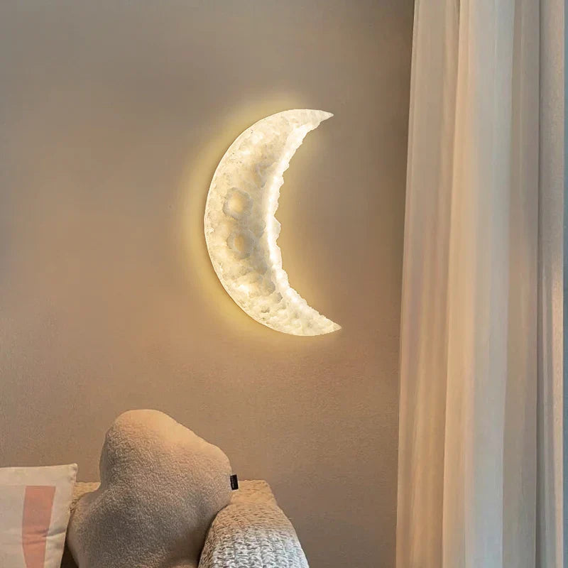 Crescent Moon Mural Wall Lamp