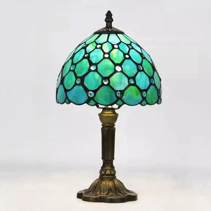 Vintage Stained Glass Desk Lamp