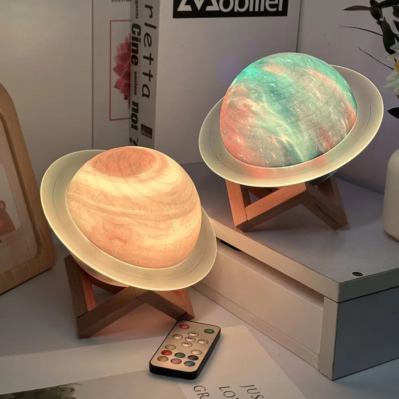 Saturn Planet Bluetooth Speaker and Night Light