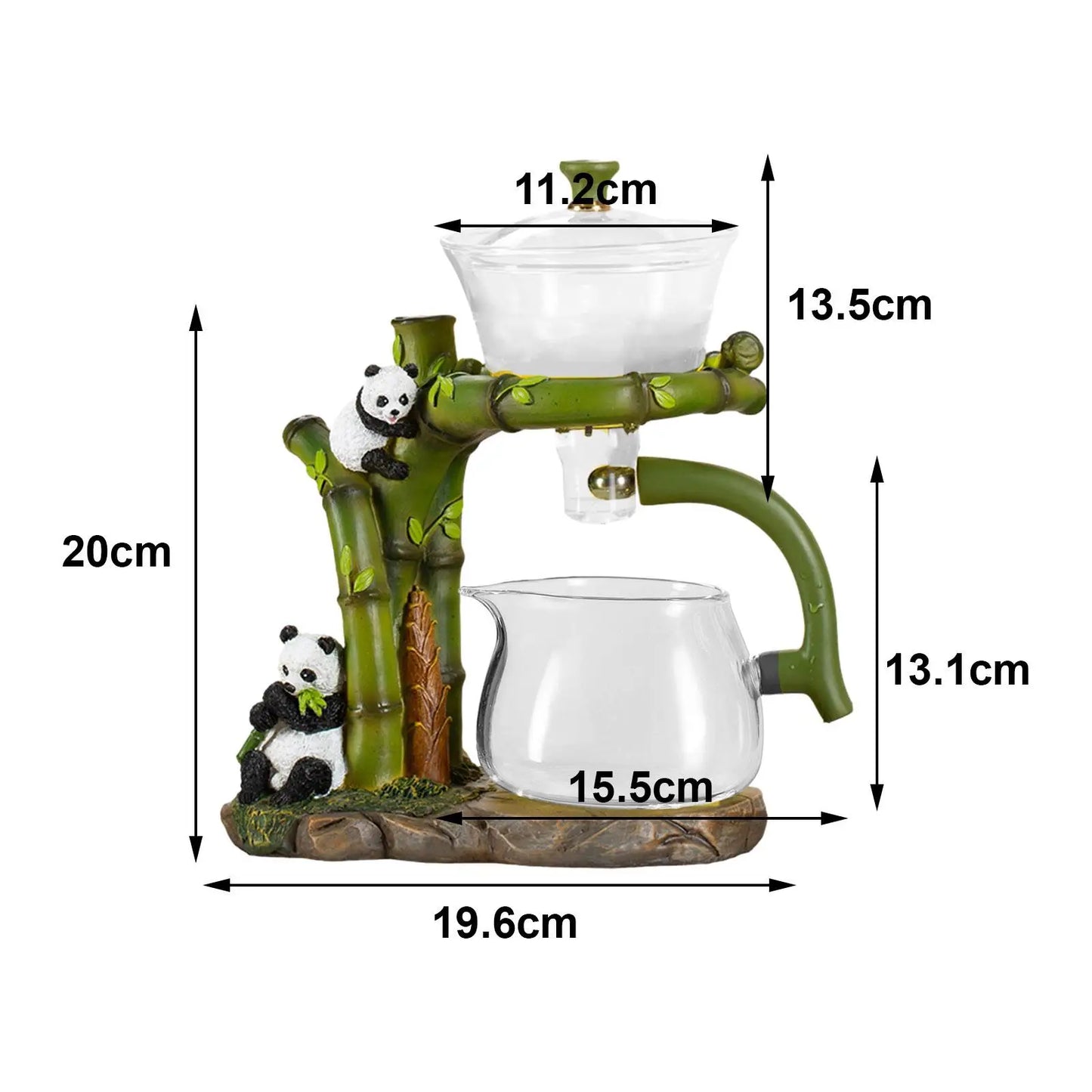 Funky Panda Teapot Set