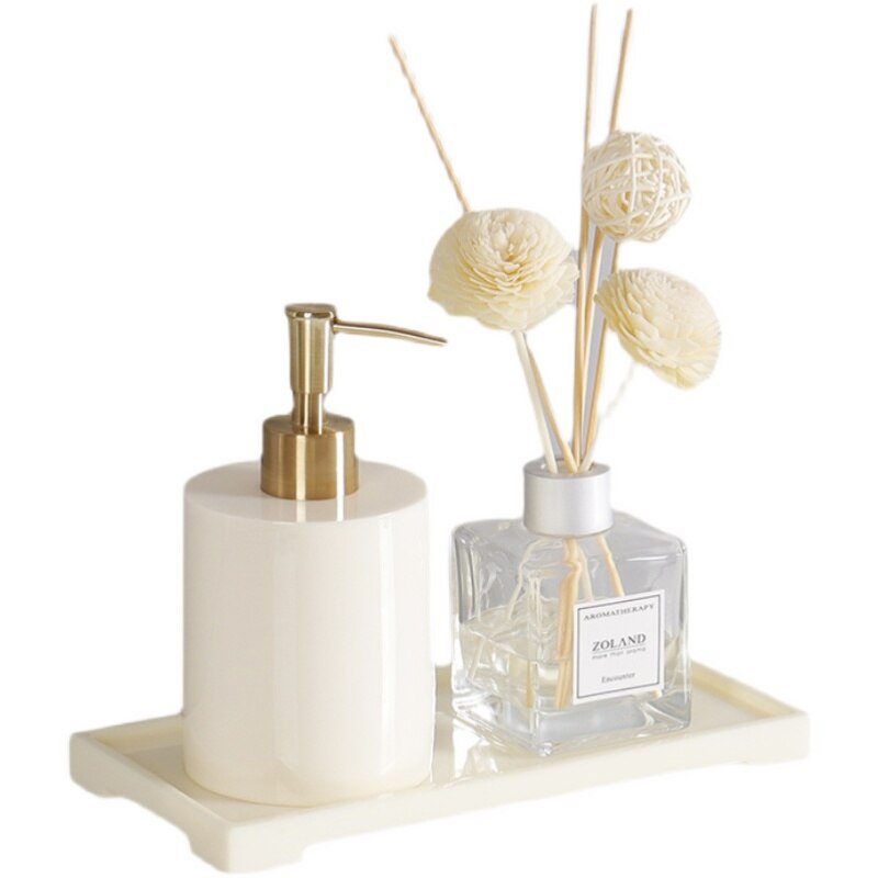 Beige Color Luxury Bathroom Accessory Set