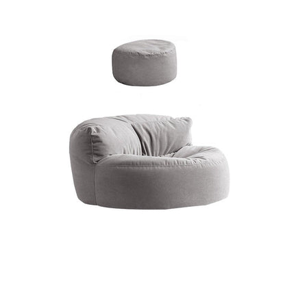 Chenille Bean Bag Pouf Chair Set