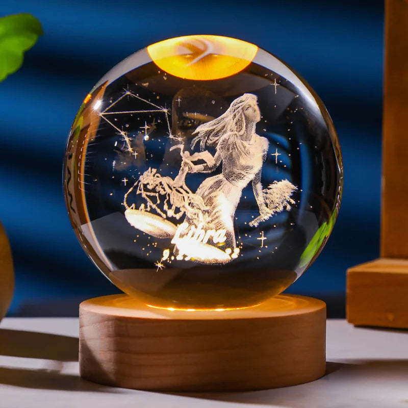 Constellation Crystal Ball Night Light