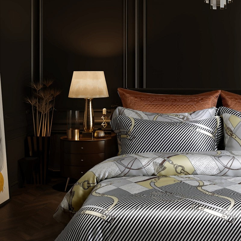 Glamique Luxury Pure Mulberry Silk Bedding Set
