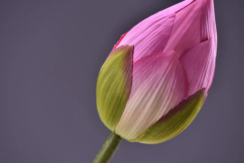 Fleur de bourgeon de lotus artificielle