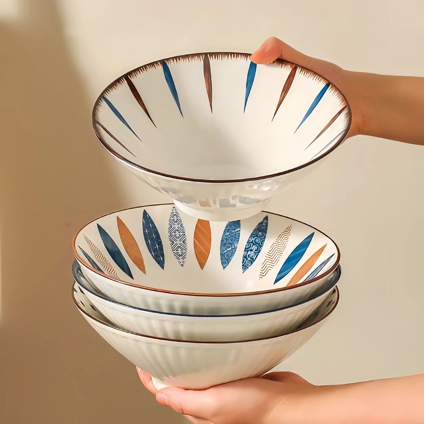 Bols à ramen en céramique de style japonais