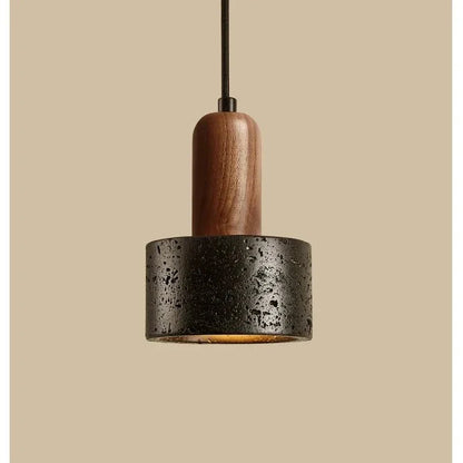 Black Stone Pendant Lamp