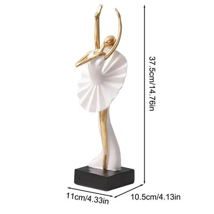 Nordic Style Ballet Dancer Sculpture