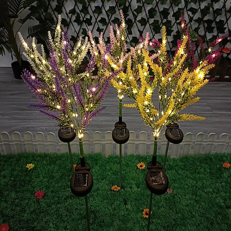 Solar Lavender Garden Lights