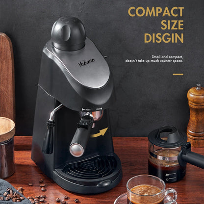 NoirShot 3,5-Bar-Espressomaschine mit Milchaufschäumer