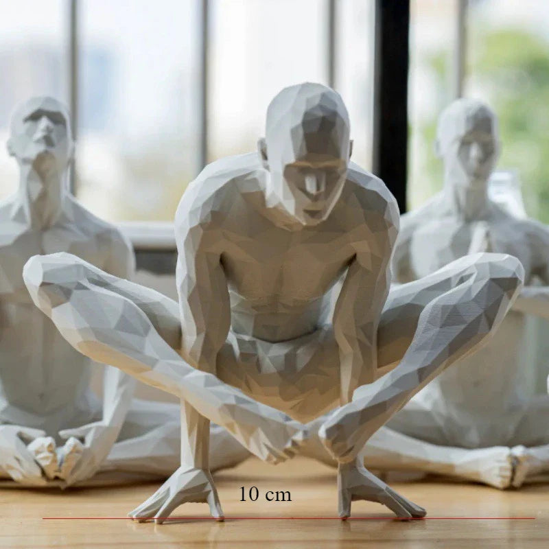 3D Printed Meditating Man Statue