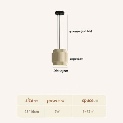 Cream Color Ceiling Light